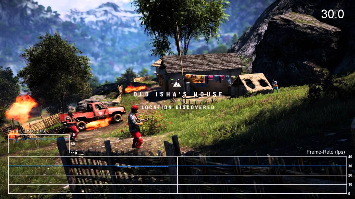 安心の安定感！『ファークライ4』PS4版フレームレートテスト映像が公開。ほぼ30fpsをキープ