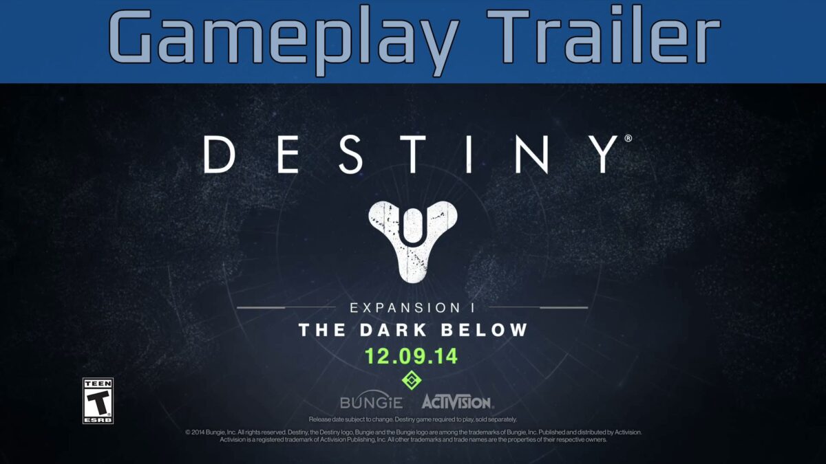 『Destiny』拡張コンテンツ「地下の暗黒」ゲームプレイトレーラー