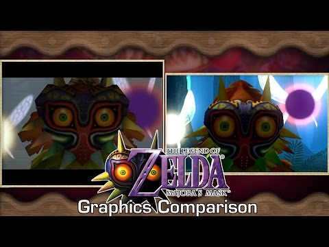 ゼルダの伝説 ムジュラの仮面3d N64版とのグラフィック比較動画をgamespotが公開 ゲーム情報 ゲームのはなし
