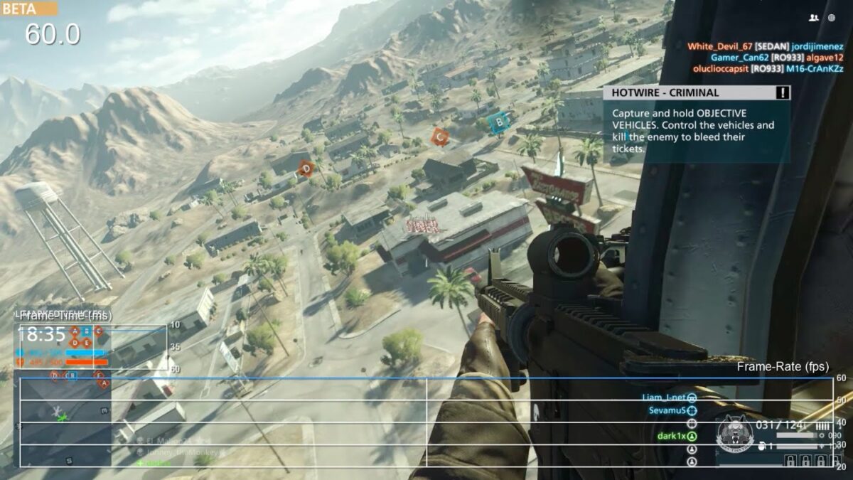 『バトルフィールド ハードライン』PS4/XboxOne版のフレームレートテスト映像が公開