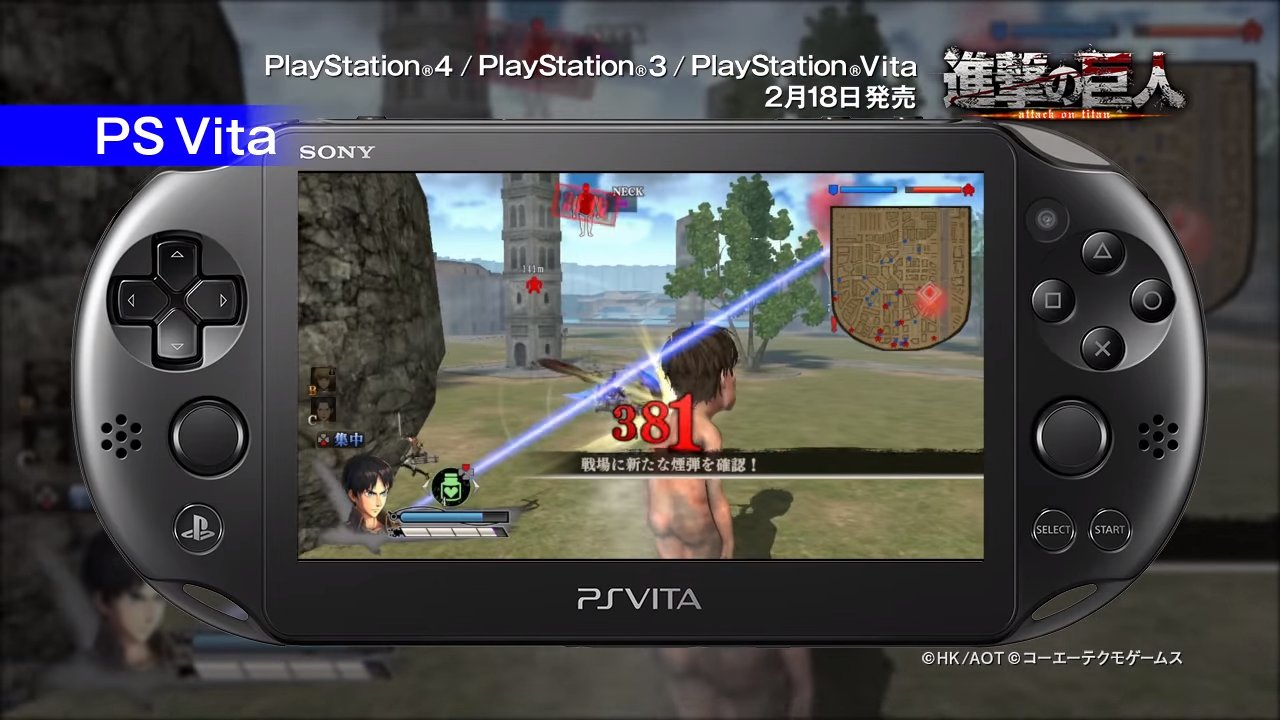 進撃の巨人』PS3/PS Vita版の公式プレイ映像が公開！訓練映像も