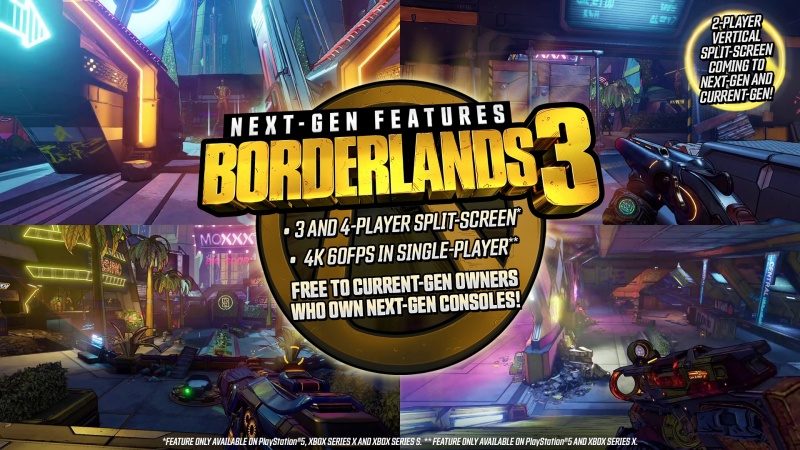 ボーダーランズ3 Ps5 Xbox Series版が発表 4k 60fps 3 4人画面分割 無料アップグレード ゲーム情報 ゲームのはなし
