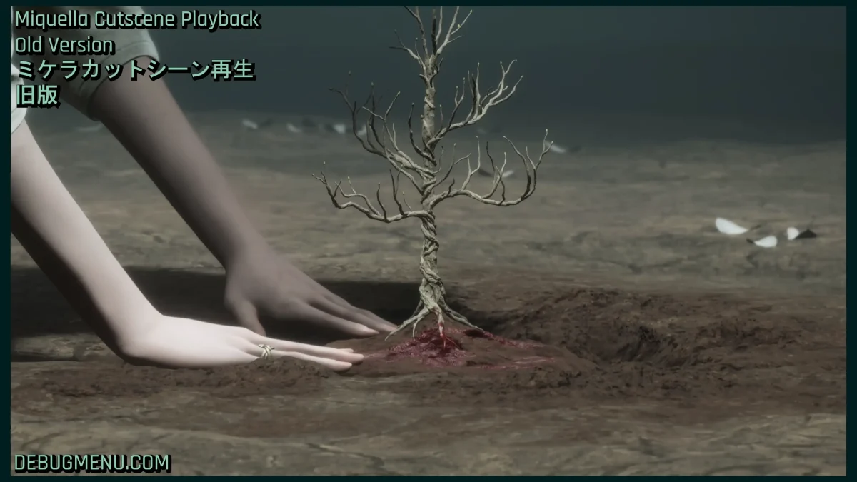 Elden Ring Cut Content – Miquella Planting the Haligtree Deleted Cutscene and Map 3-10 screenshot